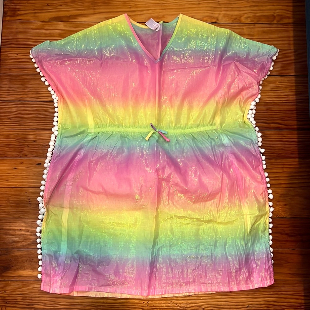Metallic rainbow cover up